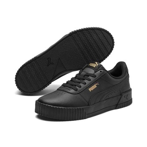 puma brown leather shoes|puma shoes for women black.